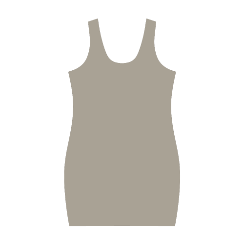 Aluminum Color Accent Medea Vest Dress (Model D06)
