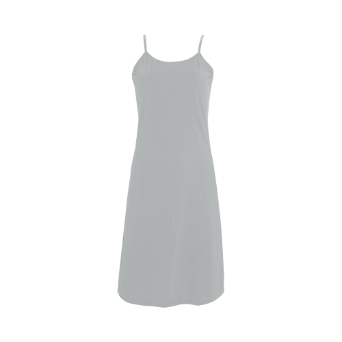 Glacier Gray Color Accent Alcestis Slip Dress (Model D05)