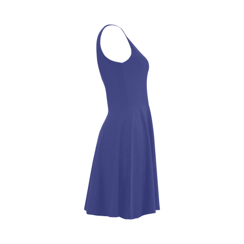 Royal Blue Color Accent Atalanta Sundress (Model D04)