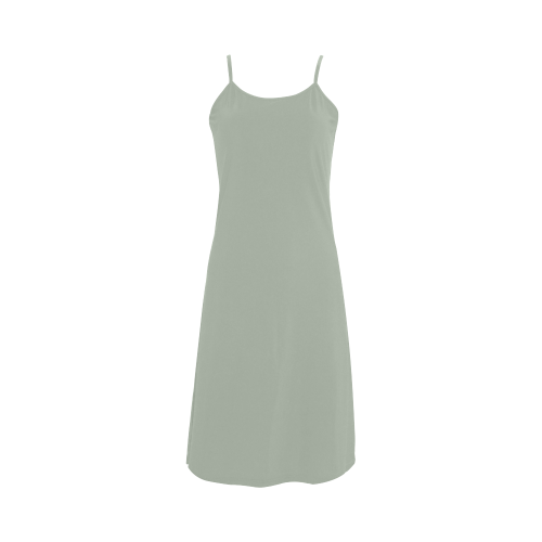Sea Foam Color Accent Alcestis Slip Dress (Model D05)