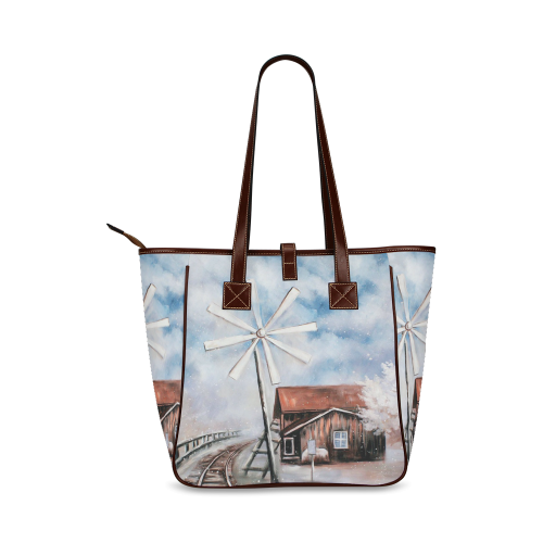 Oil Painting Classic Tote Bag (Model 1644)