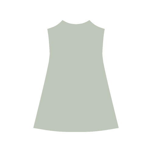 Sea Foam Color Accent Alcestis Slip Dress (Model D05)