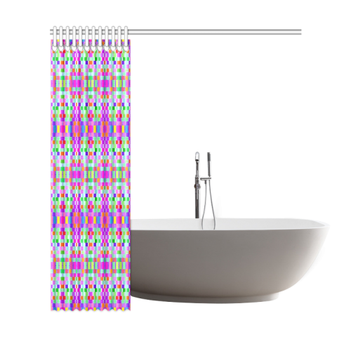 funny vivid pattern 9 Shower Curtain 69"x72"