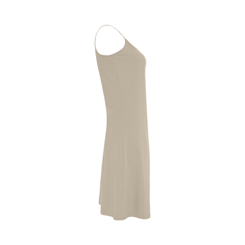 Frosted Almond Color Accent Alcestis Slip Dress (Model D05)