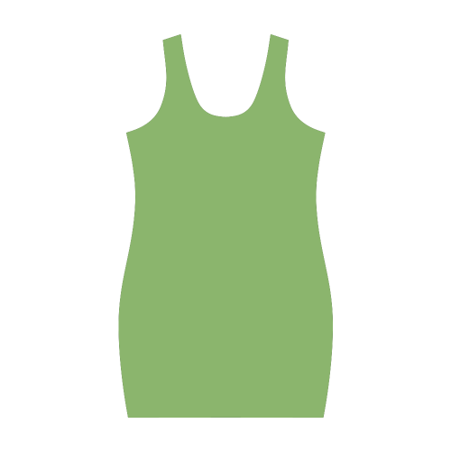 Kiwi Color Accent Medea Vest Dress (Model D06)