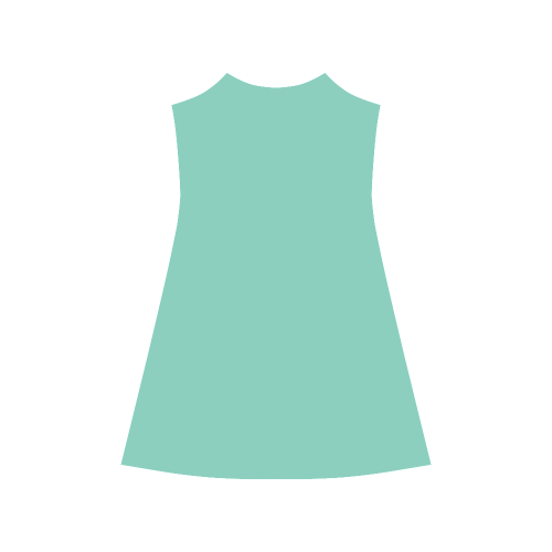 Lucite Green Color Accent Alcestis Slip Dress (Model D05)
