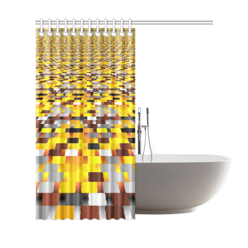 funny vivid pattern 10 Shower Curtain 69"x72"