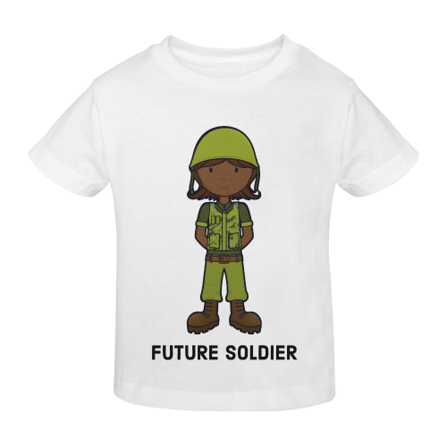 future soldier - army girl illustration