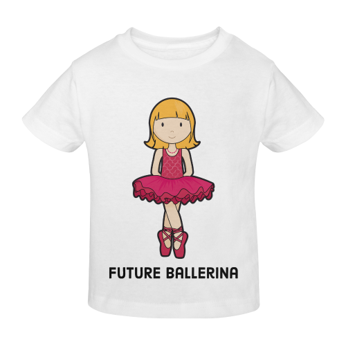 Future Ballerina - dancing ballet girl illustratio