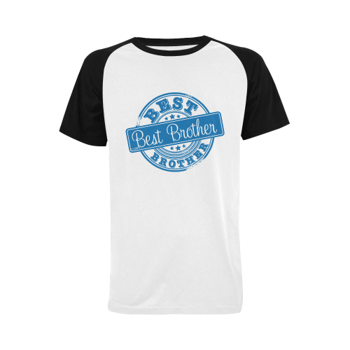 Best Brother Blue Men's Raglan T-shirt (USA Size) (Model T11)