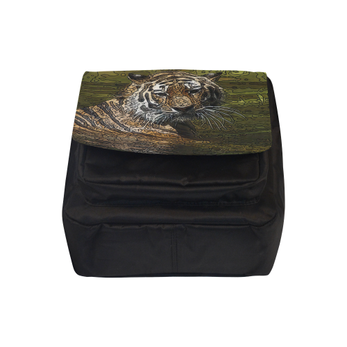 animal artstudion 15416 tiger Crossbody Nylon Bags (Model 1633)