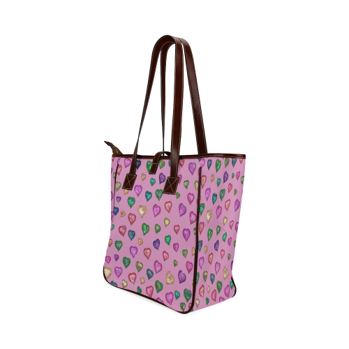 Shimmering hearts Classic Tote Bag (Model 1644)