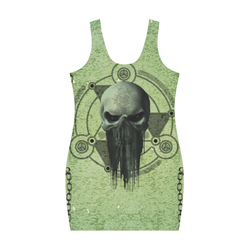 Awesome skull Medea Vest Dress (Model D06)