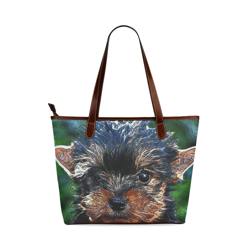 animal artstudion 14416 puppy Shoulder Tote Bag (Model 1646)
