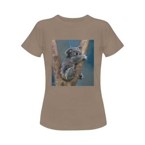 animal artstudion 16416 koala Women's Classic T-Shirt (Model T17）