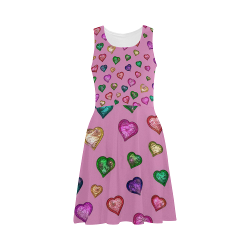 Shimmering hearts Atalanta Sundress (Model D04)