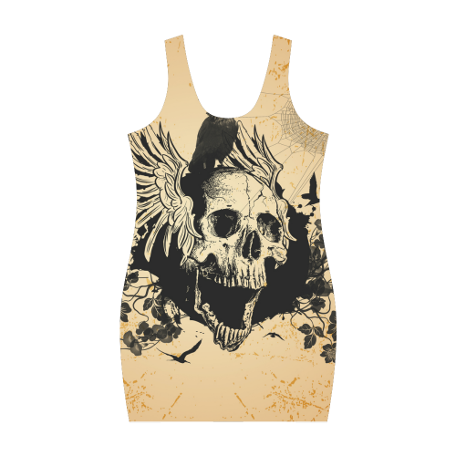 Awesome skull Medea Vest Dress (Model D06)