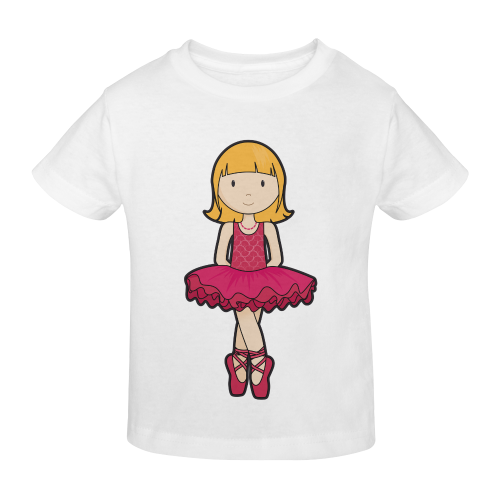 Ballerina - dancing ballet girl illustration