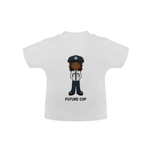 future cop - police officer girl law enforcement Baby Classic T-Shirt (Model T30)