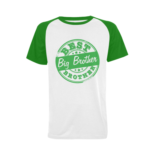best big brother green Men's Raglan T-shirt (USA Size) (Model T11)