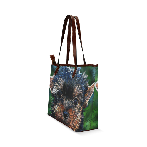 animal artstudion 14416 puppy Shoulder Tote Bag (Model 1646)