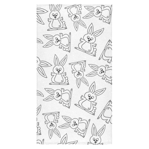 Bunny Pattern Bath Towel 30"x56"