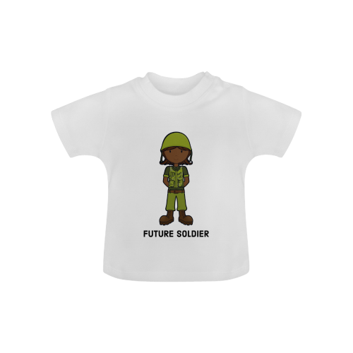 future soldier - army girl illustration Baby Classic T-Shirt (Model T30)