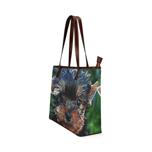 animal artstudion 14416 puppy Shoulder Tote Bag (Model 1646)