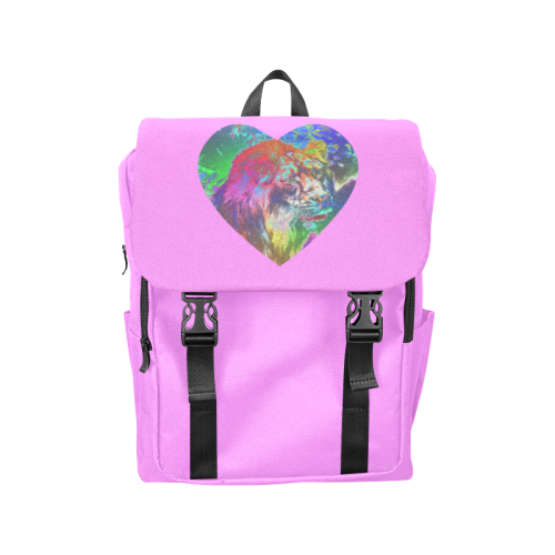 NEON Lion Casual Shoulders Backpack (Model 1623)