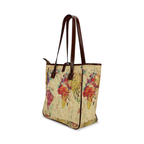 Retro style Old Map Classic Tote Bag (Model 1644)