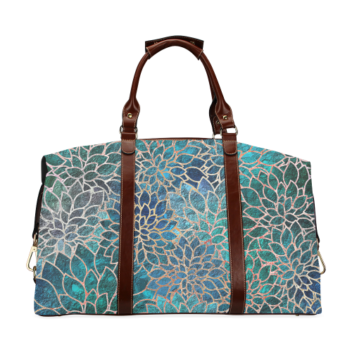 Floral Abstract 1 Classic Travel Bag (Model 1643)