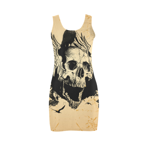 Awesome skull Medea Vest Dress (Model D06)