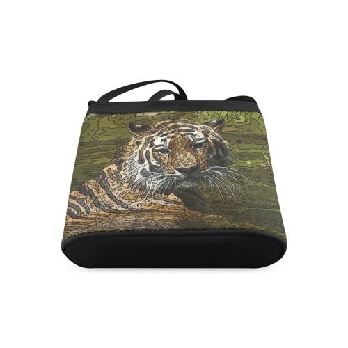 animal artstudion 15416 tiger Crossbody Bags (Model 1613)