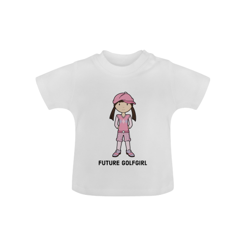 Future  Golf Girl - golfer pink Baby Classic T-Shirt (Model T30)