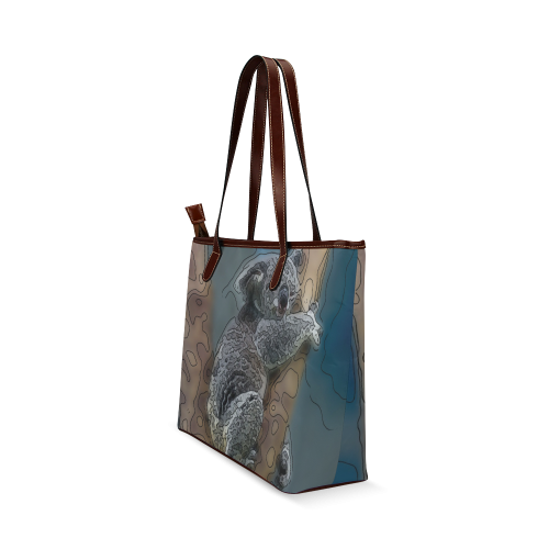 animal artstudion 16416 koala Shoulder Tote Bag (Model 1646)