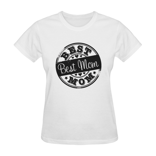 best mom black mother Sunny Women's T-shirt (Model T05)