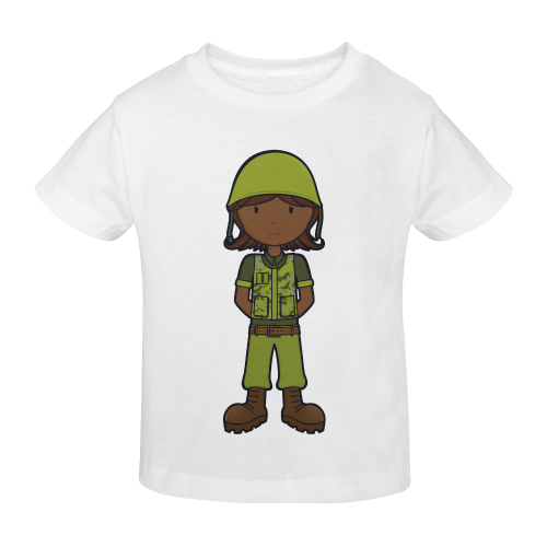 future soldier - army girl illustration2