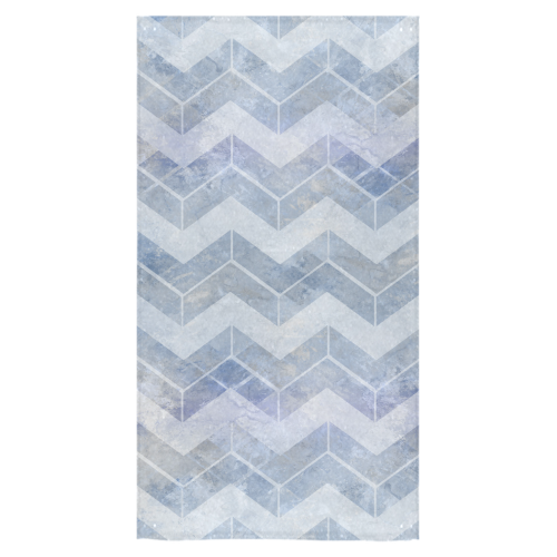 Chevron in blue watercolors Bath Towel 30"x56"