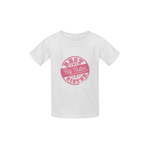 best big sister pink Kid's  Classic T-shirt (Model T22)