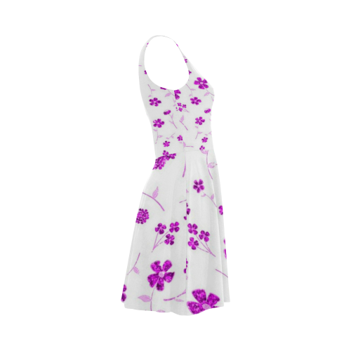 sweet sparkling floral, pink Atalanta Sundress (Model D04)