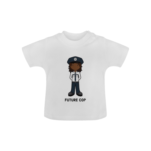 future cop - police officer girl law enforcement Baby Classic T-Shirt (Model T30)