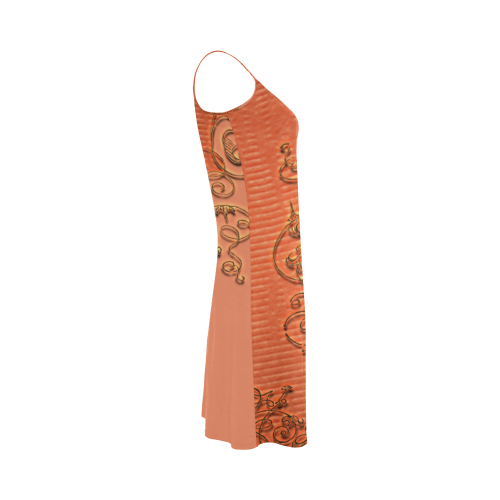 Floral design Alcestis Slip Dress (Model D05)