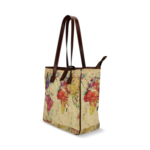 Retro style Old Map Classic Tote Bag (Model 1644)