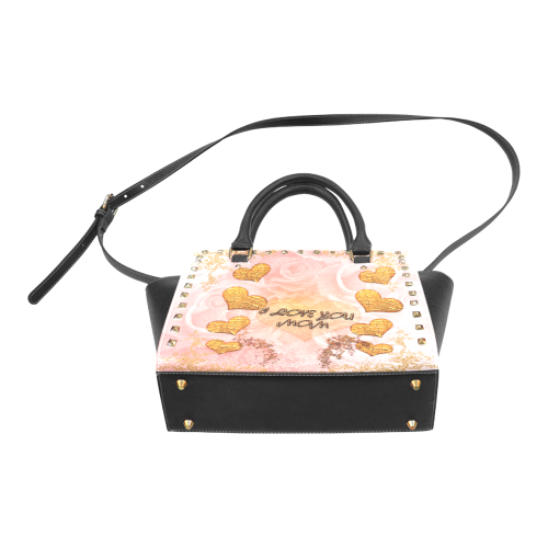 Mother's day Rivet Shoulder Handbag (Model 1645)