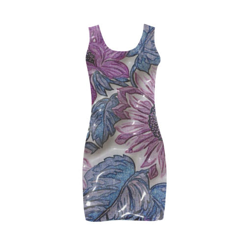 plastic flowers Medea Vest Dress (Model D06)