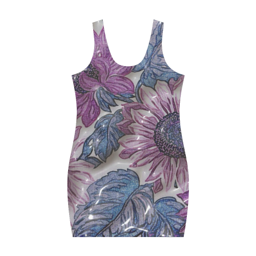 plastic flowers Medea Vest Dress (Model D06)