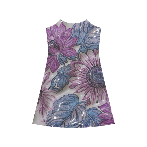 plastic flowers Alcestis Slip Dress (Model D05)