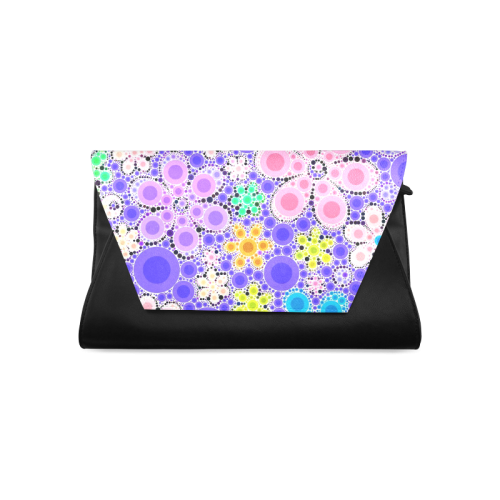 Bubble Flowers Clutch Bag (Model 1630)