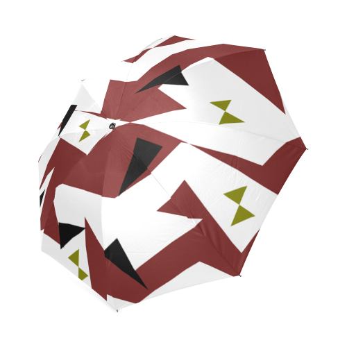 Geometrical pattern, triangle Foldable Umbrella (Model U01)