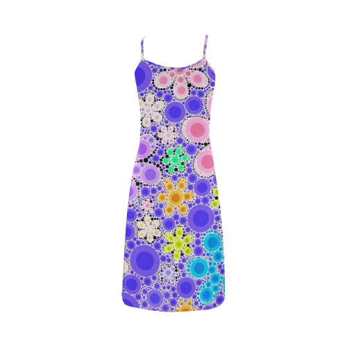 Bubble Flowers Alcestis Slip Dress (Model D05)